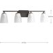 Leap 4 Light 32 inch Antique Bronze Bath Vanity Wall Light