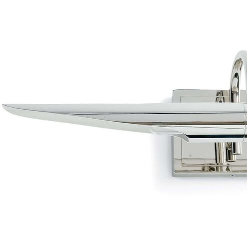 Redford 50 watt 22 inch Polished Nickel Picture Light Wall Light, Small
