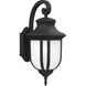 Childress 1 Light 21.25 inch Black Outdoor Wall Lantern, Large