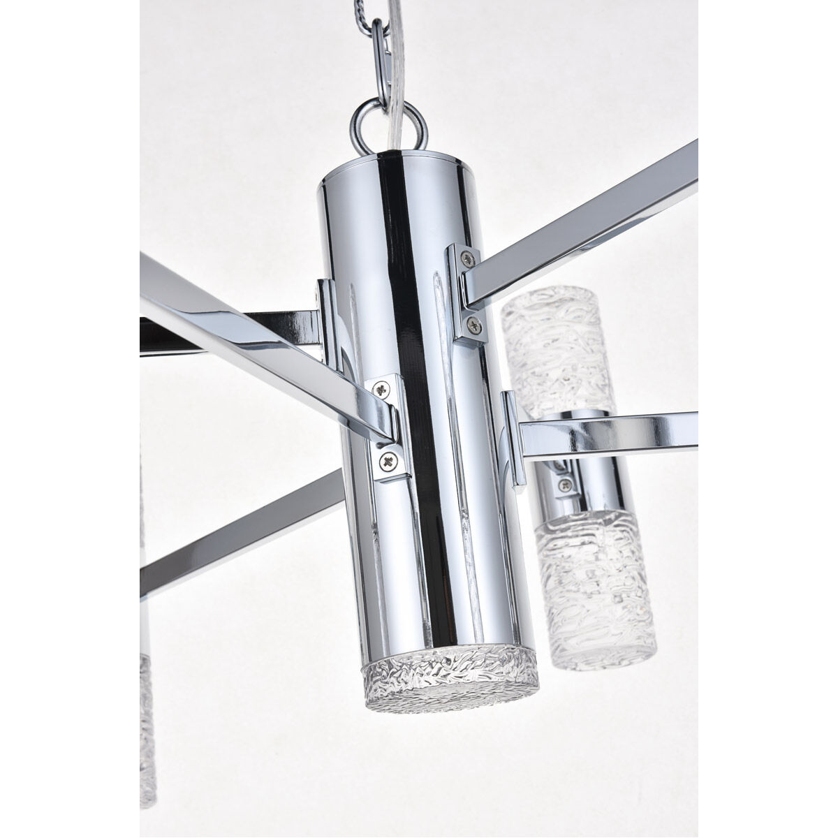 Vega LED 26 inch Chrome Pendant Ceiling Light