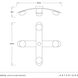 Axia 40 inch Blackened Iron Flush Mount Ceiling Light