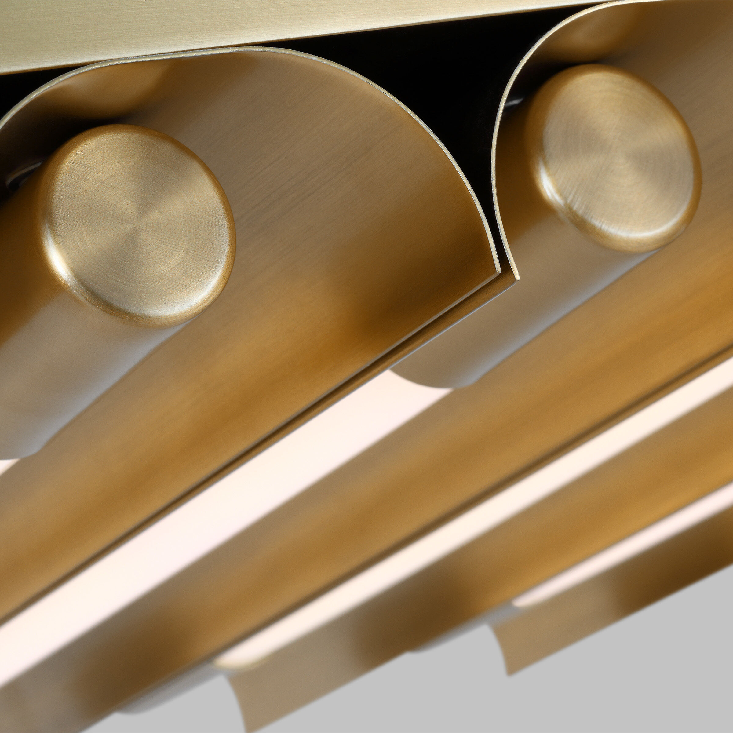 Kelly by Kelly Wearstler Carson LED 17 inch Burnished Brass Flush Mount Ceiling Light