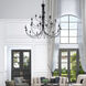 Estate 24 Light 60 inch Black Foyer Chandelier Ceiling Light