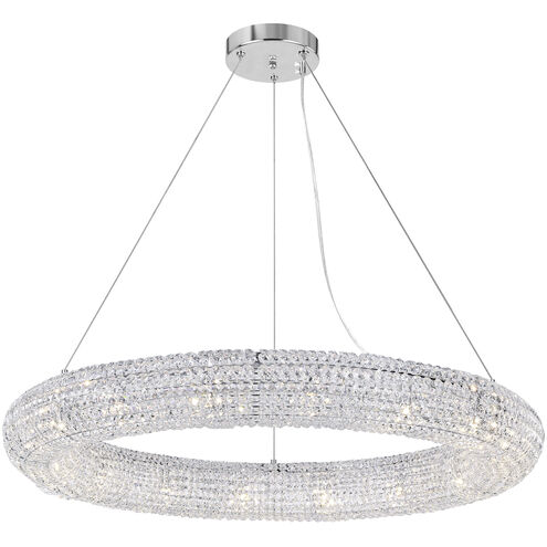 Veronique 16 Light 40 inch Chrome Down Chandelier Ceiling Light