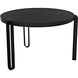 Marcellus 49 X 49 inch Black Metal Dining Table