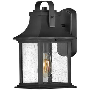 Grant LED 14 inch Textured Black Outdoor Wall Mount Lantern