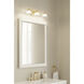 Halwynd LED 25.25 inch Legacy Brass Vanity Wall Light