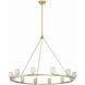 Aragon 12 Light 46.75 inch Soft Brass Chandelier Ceiling Light