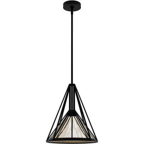 Rafner 1 Light 13 inch Natural Black Iron Pendant Ceiling Light, Medium