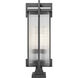 Fortis 3 Light 35 inch Sand Black Outdoor Pier Mounted Fixture