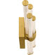 Talbott LED 32 inch Brushed Gold Bath Light Wall Light, Large