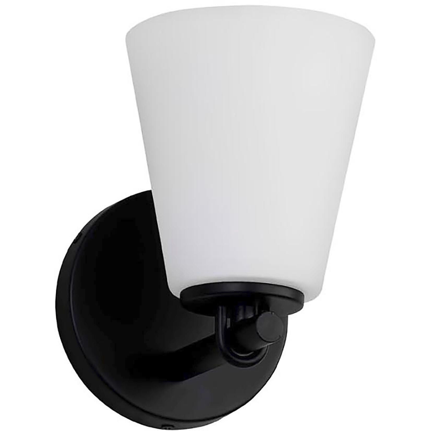 Fusion Collection - Alpino Family 5 inch Matte Black Wall Sconce Wall Light