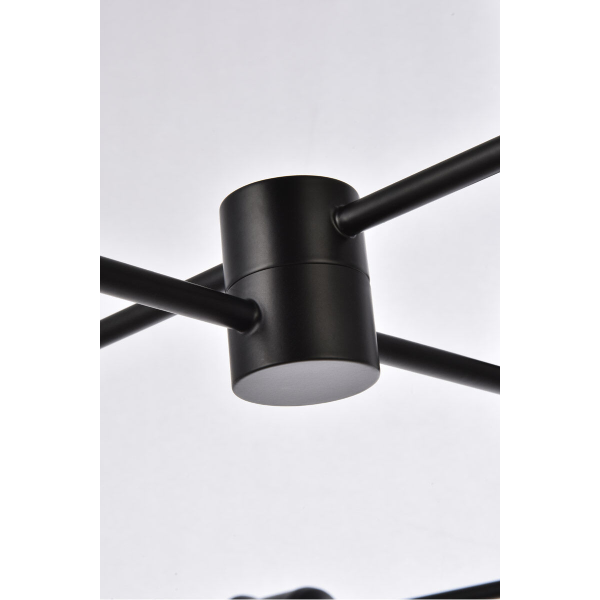 Xavier 6 Light 35 inch Black Pendant Ceiling Light