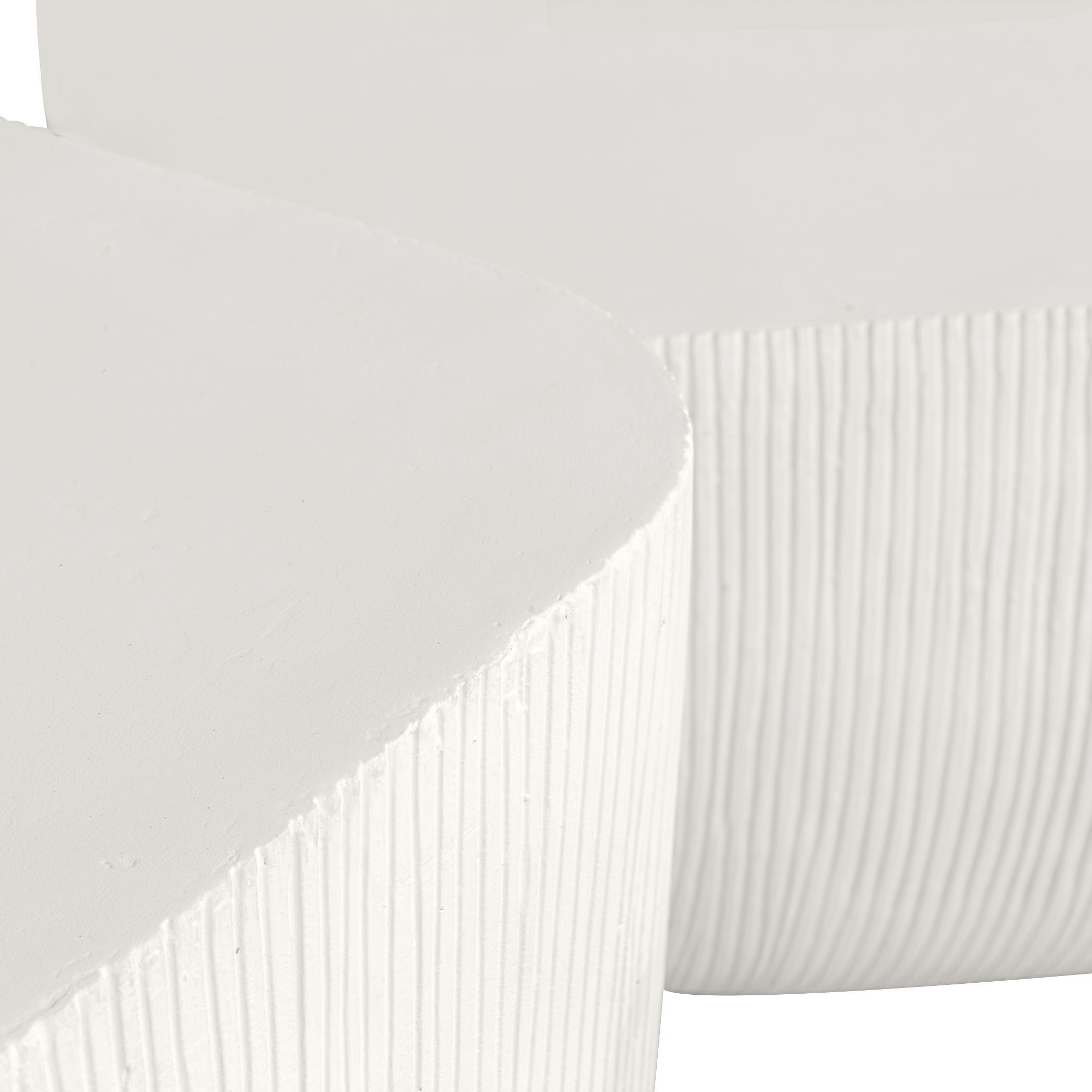 Alma 20 X 18 inch Limestone Outdoor Side Table