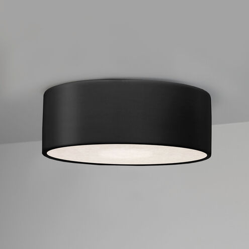 Radiance Collection LED 8.25 inch Carbon Matte Black Outdoor Flush-Mount