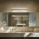 Magnate LED 27 inch Basalt Stone and Black Bath Vanity & Wall Light