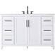 Alina 54 X 34 inch White Bathroom Vanity Cabinet