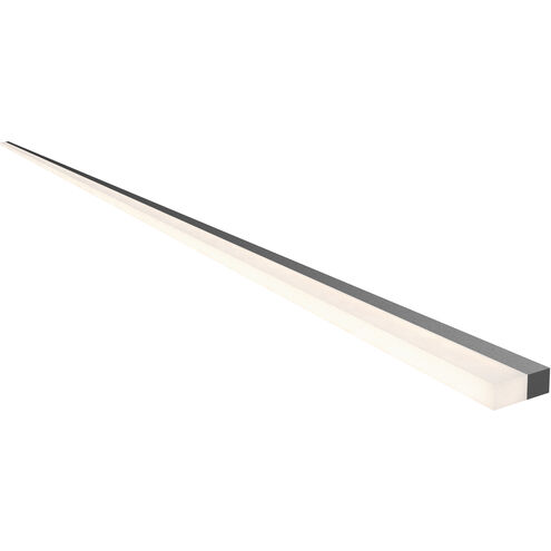 Stiletto Lungo LED 95 inch Satin Black Wall Bar Wall Light in 95 in.