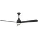 Streaming 60 inch Midnight Black Indoor/Outdoor Smart Ceiling Fan