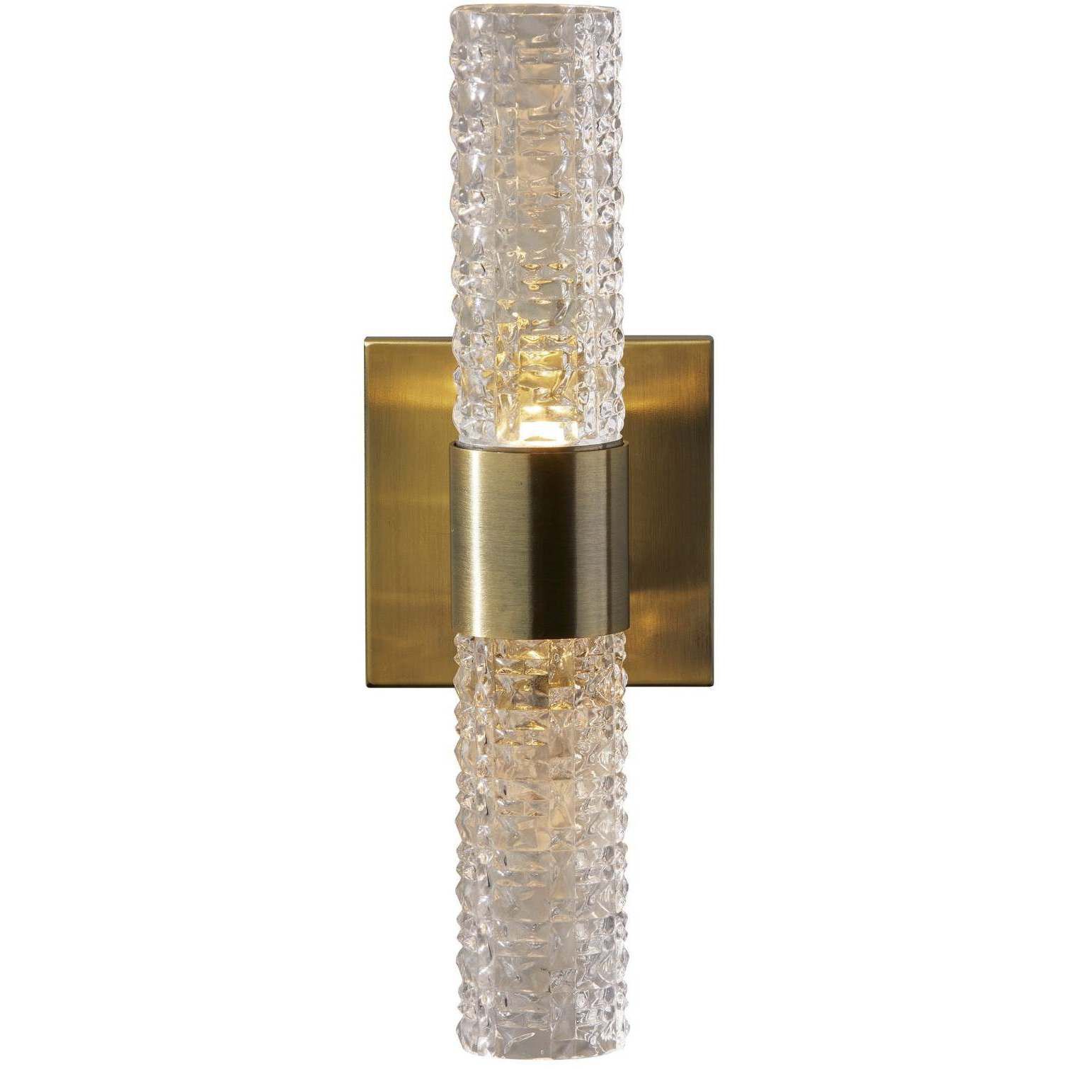 Adesso 3696 21 Harriet LED 5 inch Antique Brass Wall Lamp Wall