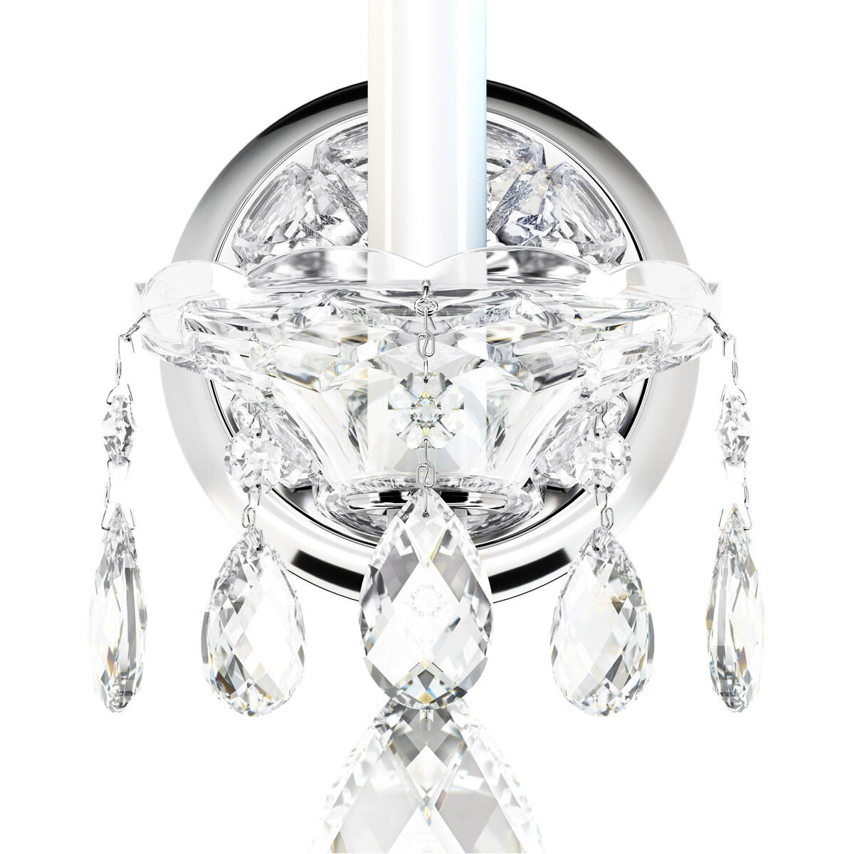 Sterling 1 Light 8 inch Silver Wall Sconce Wall Light in Spectra