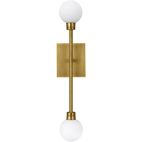 Sean Lavin Mara LED 3.7 inch Aged Brass ADA Wall Light in LED 90 CRI 2700K, Integrated LED