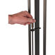 Rook 65.8 inch 100 watt Dark Smoke Twin Floor Lamp Portable Light