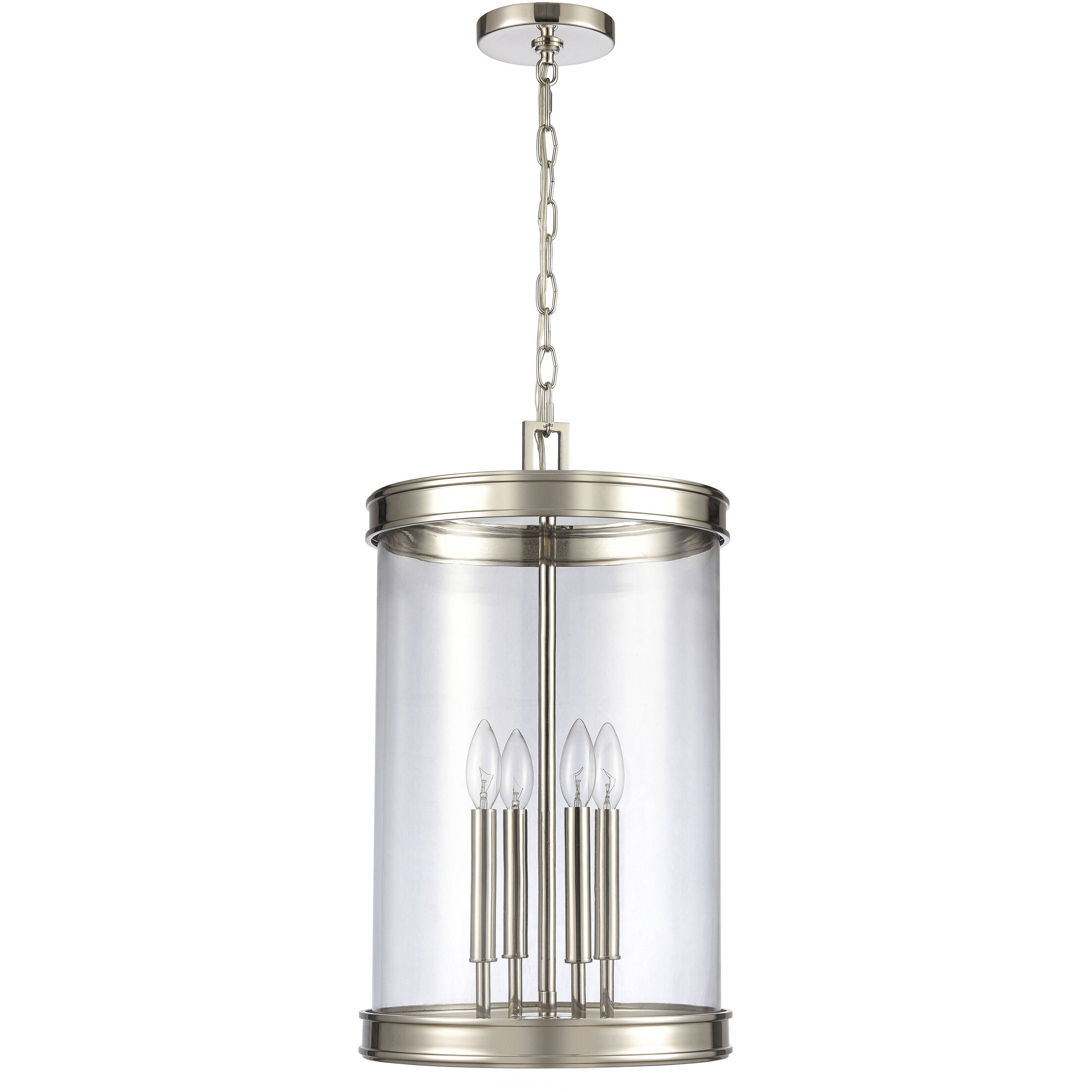 Mendoza 4 Light 12.75 inch Polished Nickel Pendant Ceiling Light