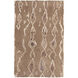 Denali 96 X 60 inch Camel, Ivory, Dark Purple Rug