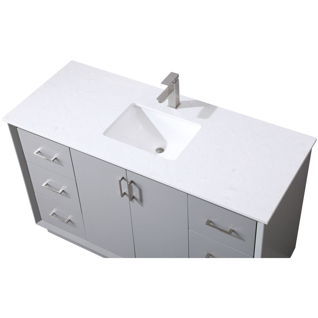 Hayes 54 X 22 X 35 inch Grey Vanity Sink Set