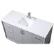 Hayes 54 X 22 X 35 inch Grey Vanity Sink Set