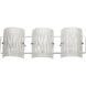 Brilliance 3 Light 23.25 inch Chrome Bath Vanity Light Wall Light