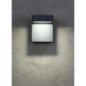 Taag LED 5.9 inch Charcoal Outdoor Wall Light in LED 80 CRI 3000K, Surge Protection, Integrated LED