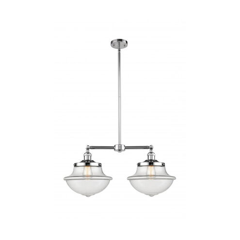 Franklin Restoration Large Oxford LED 25 inch Polished Chrome Chandelier Ceiling Light, Franklin Restoration