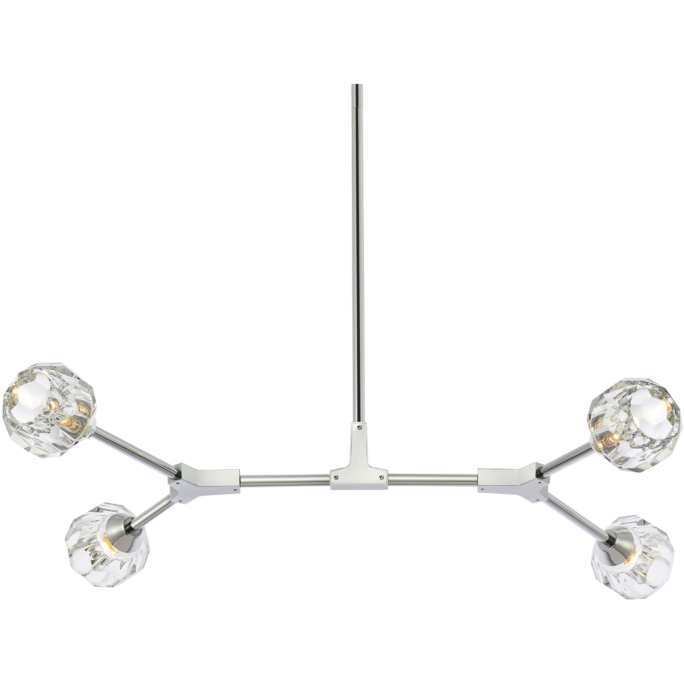 Zayne 4 Light 29 inch Chrome Pendant Ceiling Light