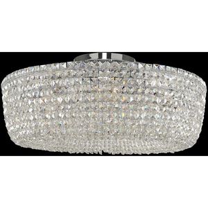 Cesano 8 Light 32 inch Chrome Semi Flush Mount Ceiling Light