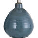 Accent 22 inch 60.00 watt Turquoise Table Lamp Portable Light
