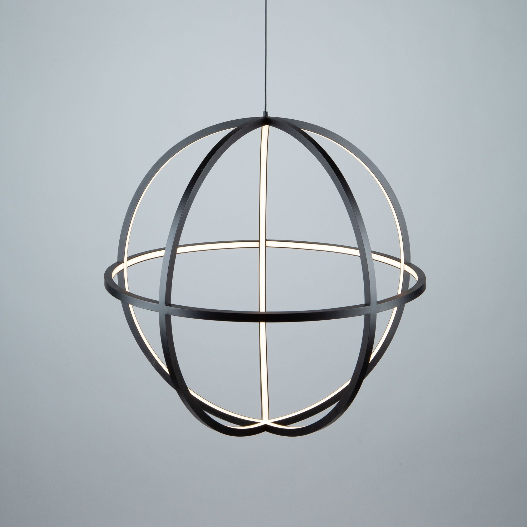 Celestial 4 Light 20 inch Matte Black Chandelier Ceiling Light