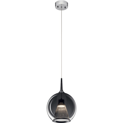 Zin LED 9.75 inch Chrome Pendant Ceiling Light