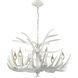 Big Sky 6 Light 25 inch White Chandelier Ceiling Light