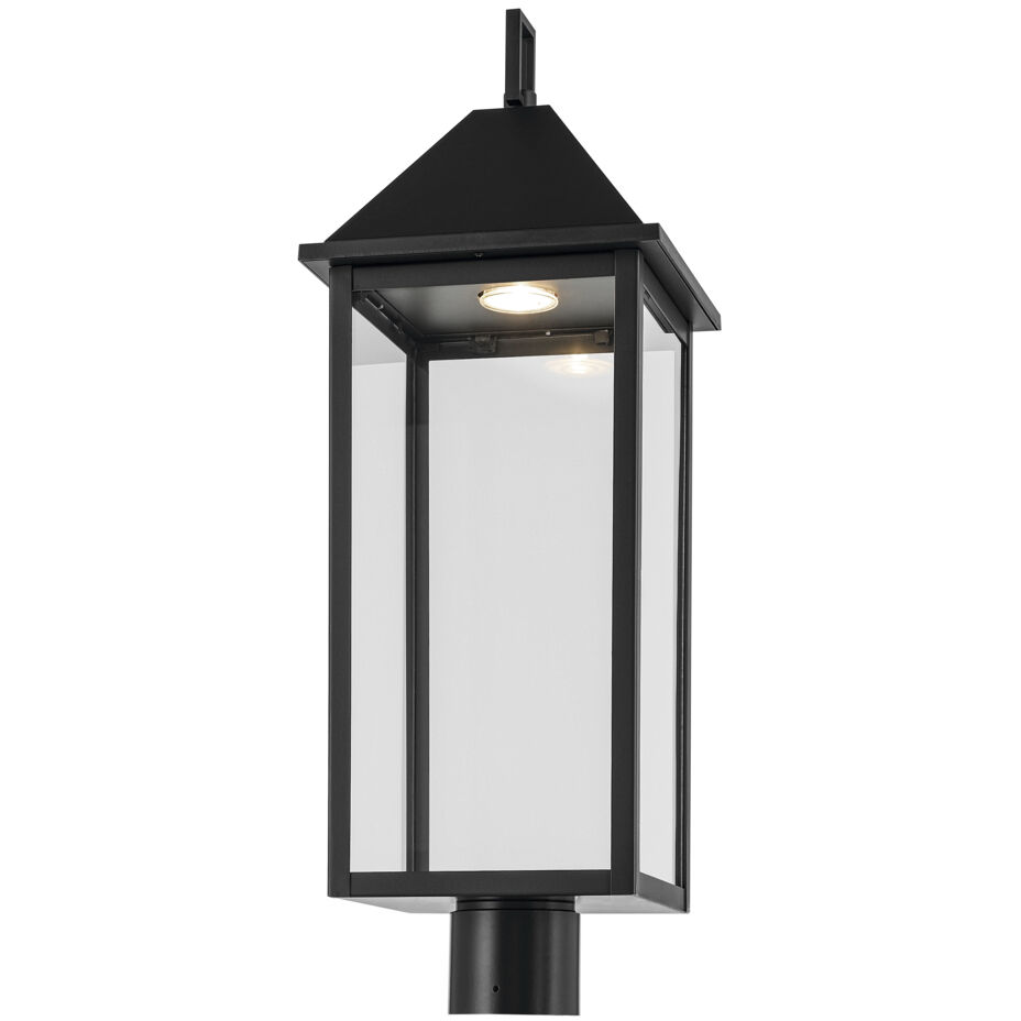 Prin 1 Light 25 inch Black Outdoor Post Lantern