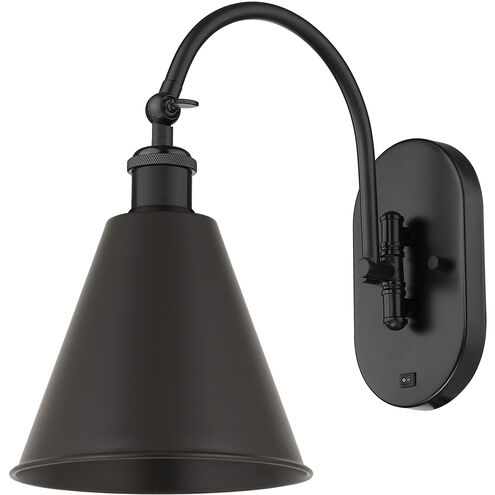 Ballston Cone LED 8 inch Matte Black Sconce Wall Light