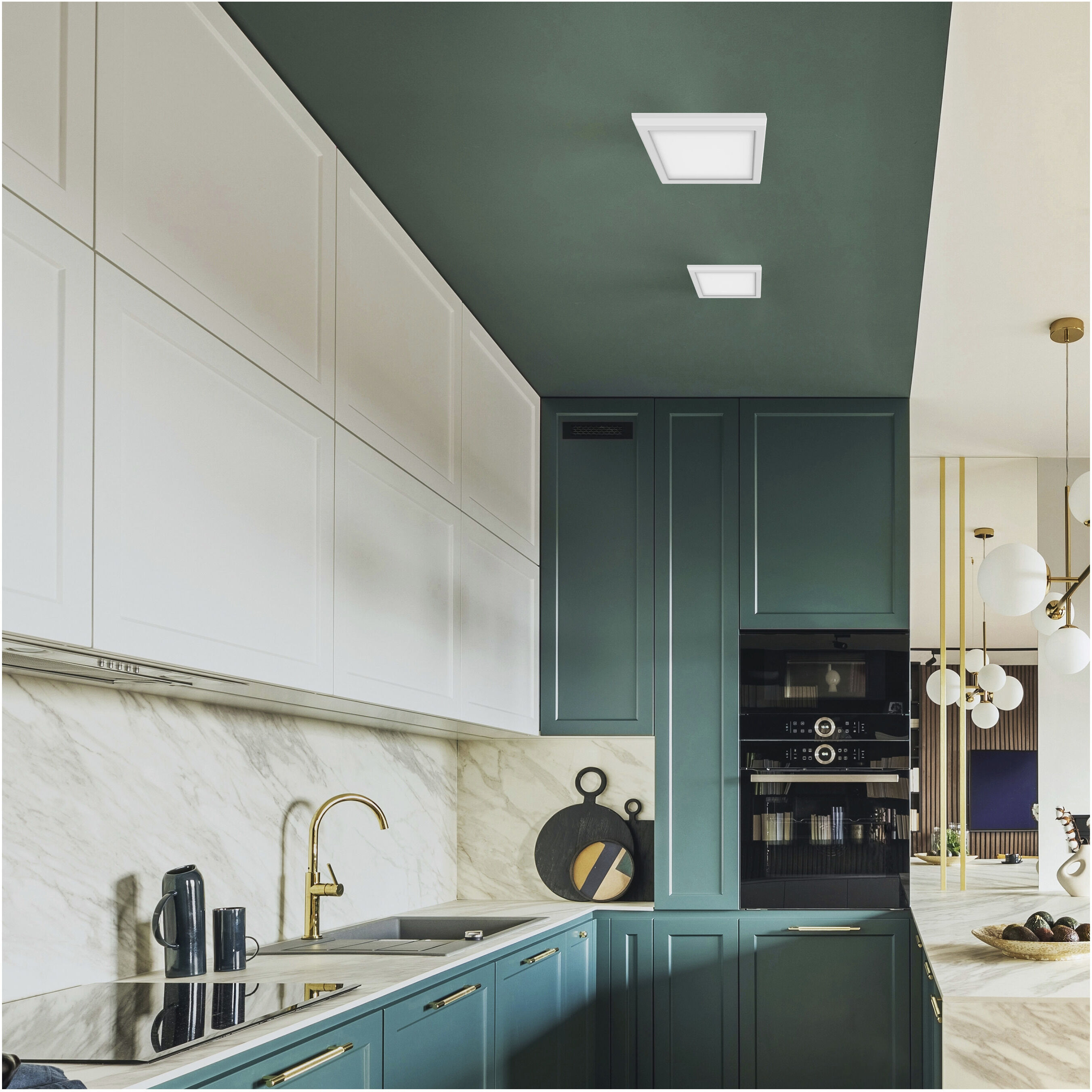 Blink LED 9 inch White Edge Lit Ceiling Light