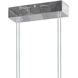 Crystal 3 Light 18 inch Chrome Pendant Ceiling Light