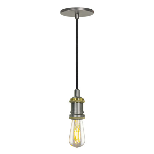 Envisage VI LED 2 inch Graphite with Brass Mini Pendant Ceiling Light