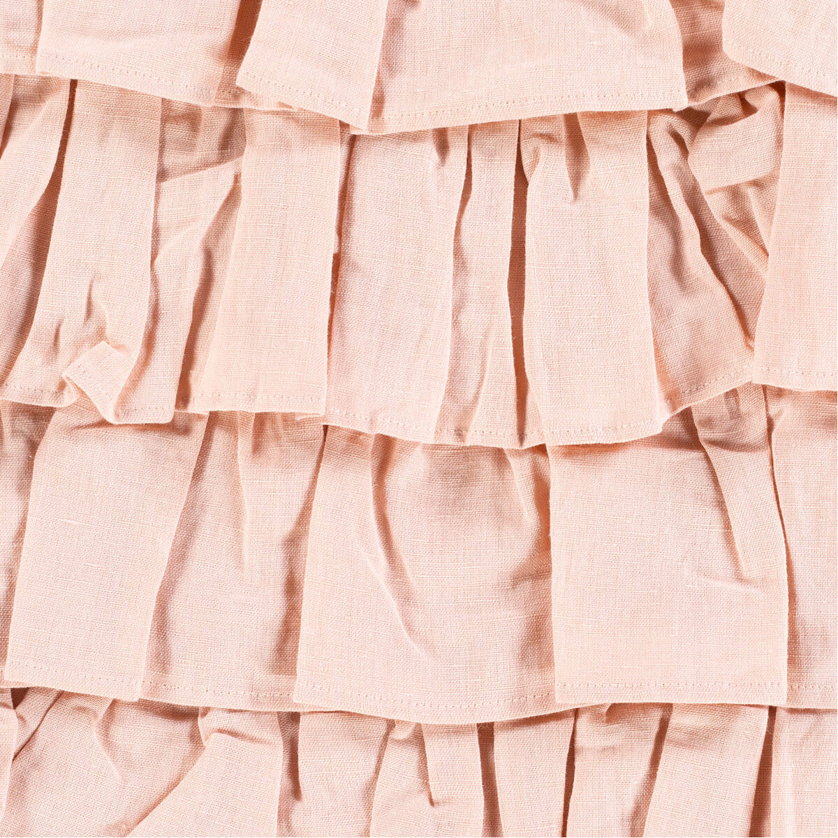 Ruffle 20 X 20 inch Blush Pillow Kit, Square