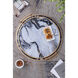 Anita Gold and Black Tray, Set of 2