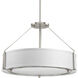 Ratio 4 Light 24 inch Brushed Nickel Pendant Ceiling Light, Design Series 