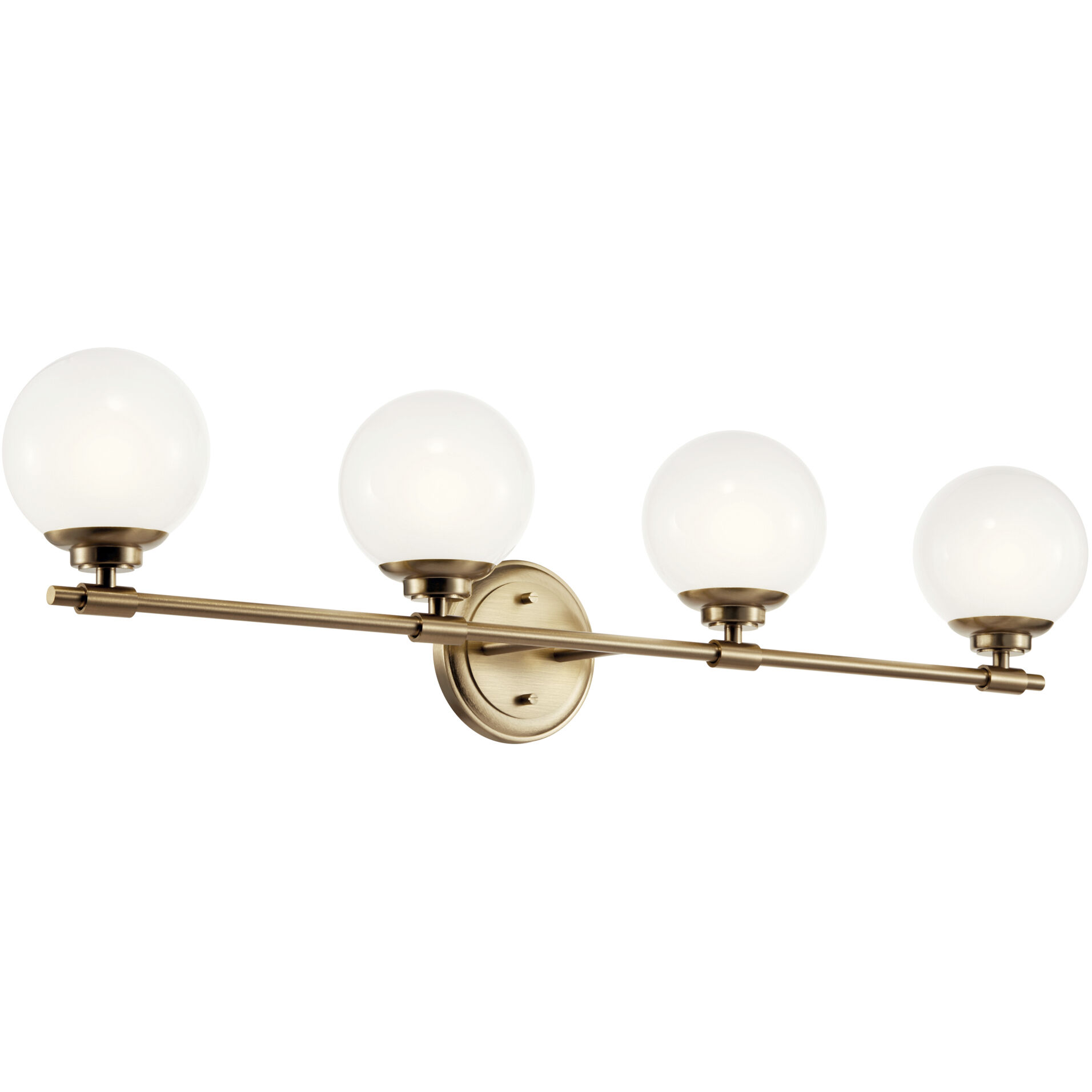 Benno 4 Light 34 inch Champagne Bronze Bath Bracket Wall Light, 4 Arm