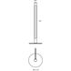 Axis Smart 20 inch 7.00 watt Black Table Lamp Portable Light, Wi-Fi Digital